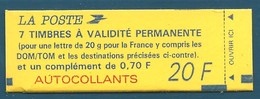 Carnet N°1505 Marianne Du Bicentenaire à Composition Variable Autoadhésif, Non Ouvert Neuf** - Modernes : 1959-...