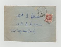 LSC - Enveloppe Retournée - 1921-1960: Modern Tijdperk