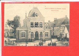 80 AILLY Le HAUT CLOCHER Cpa Animée Hotel De Ville Un Jour De Fete ? Edit Lheureux - Ailly Le Haut Clocher