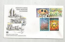 Timbre, FDC, 1 Er Jour  , UNITED NATIONS, NEW YORK 10017 ,1998 , Série Ordinaire , Definitive Series ,dauerserie - Storia Postale