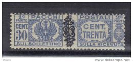 ITALIE YT  COLIS POSTAUX N° 37 ** MNH. (7C109) - Postal Parcels