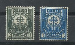 IRLANDA YVERT 62/63   MH  * - Unused Stamps