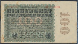 Deutsches Reich Rosenbg: 106p, Wz. Hakensterne, KN 6stellig Rot Bis Braun, FZ Rot, FZ: YZ Stark Gebraucht (IV) (8197990 - 100 Mio. Mark