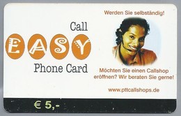 DE.- Duitsland. Call EASY Phone Card. PTT, Kettwiger Strasse 29, Essen. 2 Scans. - GSM, Voorafbetaald & Herlaadbare Kaarten