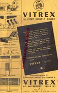 75- PARIS- PUBLICITE VITREX- LA VITRE SOUPLE ARMEE- FERME USINE-AGRICULTURE- 27 RUE DROUOT-CHASSIS AGRICOLE-1952 - Werbung