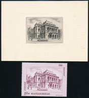 ** 1993 Budapest 30Ft Operaház Füle Mihály Aláírt Bélyegterve + A Bélyeg - Altri & Non Classificati