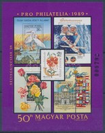 ** 1989 Pro Philatélia Blokk Bélyegkincstár '89 Felirattal (10.000) - Altri & Non Classificati