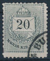 O 1874 Színesszámú 20kr 11 1/2 Fogazással (14.000) - Altri & Non Classificati