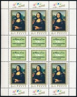 ** 1974 Mona Lisa ív (13.000) - Altri & Non Classificati