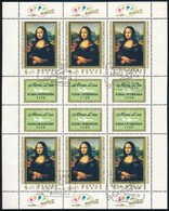 O 1974 Mona Lisa Teljes ív (13.000) - Altri & Non Classificati