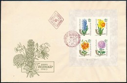 1963 Bélyegnap Vágott Blokk FDC-n - Autres & Non Classés