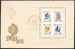 1964 Bélyegnap Vágott Blokk FDC-n - Autres & Non Classés