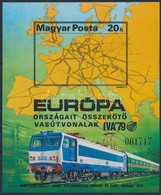 ** 1979 Európa Vasútjai Vágott Blokk (7.000) - Altri & Non Classificati