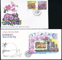 Kiribati, Vietnam 1995 A Disznó éve 2 FDC - Altri & Non Classificati