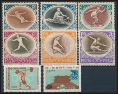 ** 1956-1965 Olimpia Motívum 6 Db Sor + 6 Klf önálló érték - Altri & Non Classificati