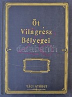 18 Fekete Lapos 10 Soros Nagyalakú Berakó Öt Világrész Bélyegei Váci György Felirattal, Rajta Filctollal Nagy Szám - Altri & Non Classificati