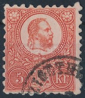 O 1871 Réznyomat 5kr Téglavörös - Altri & Non Classificati