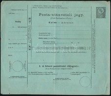 1871 2 Db Használatlan 10kr Posta-utánvételi Jegy Jó állapotban, Si 5 - Altri & Non Classificati