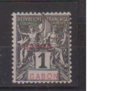 GABON      N°  YVERT  :   16 ( Avec Fausse Surcharge ) NEUF AVEC  CHARNIERES      ( Ch 2148  ) - Unused Stamps