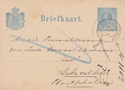 Netherlands Nederland  Pays Bays Briefkaart 5 Cent 1881 - Postal Stationery
