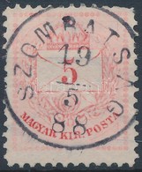 O 1881 5kr 'SZOM(BATSÁ)G' - Altri & Non Classificati