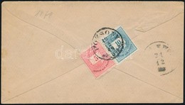 1878 Ajánlott Levél Színesszámú 5kr + 10kr Bérmentesítéssel (finom Gyöngyjavítás) 'POZSONY / DÉLUTÁN' - Alsókubin - Altri & Non Classificati