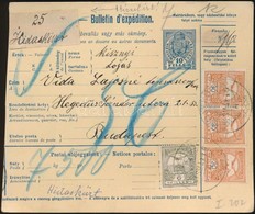 1913 Csomagszállító ,,Hidaskürt'  Kézírású Ragjeggyel - Altri & Non Classificati