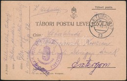 1915 Tábori Lap ,,M.KIR. NÉPFELKELŐ ZÁSZLÓALJ' + ,,FP 72' - Altri & Non Classificati