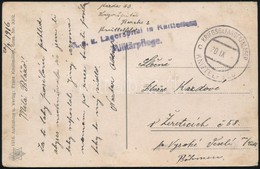 1916 Tábori Posta Képeslap 'K.u.k. Lagerspital In Knittelfeld' - Altri & Non Classificati