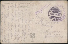 1917 Tábori Posta Lap  ,,K.u.K. Schlafwagen-Sanitätszug' - Altri & Non Classificati