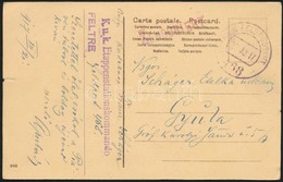 1917 Tábori Posta Képeslap / Field Postcard 'K.u.k. Etappenstationskommando FELTRE' + 'FP 468 B' - Altri & Non Classificati