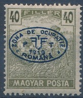 ** Debrecen I. 1919 Magyar Posta 40f Garancia Nélkül (**50.000) - Altri & Non Classificati