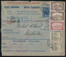 1921 Postai Szállítólevél 11,80K Bérmentesítéssel Miskolcra - Altri & Non Classificati