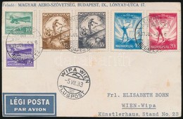 1933 Légi WIPA Levelezőlap - Altri & Non Classificati