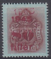 ** 1945. Kisegítő Portó 80f/30f Kettős Felülnyomással / Postage Due Mi. 172 With Double Overprint - Autres & Non Classés