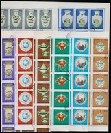 O 1972 Herendi Porcelánok 2 Teljes ívsor 2x50-es Hajtott és Hajtatlan ívekben (50.000) - Altri & Non Classificati