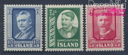 Island 293-295 (kompl.Ausg.) Postfrisch 1954 Hannes Hafstein (8304942 - Nuevos