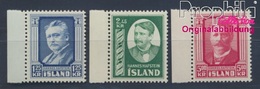 Island 293-295 (kompl.Ausg.) Postfrisch 1954 Hannes Hafstein (8304943 - Ungebraucht