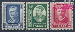 Island 293-295 (kompl.Ausg.) Postfrisch 1954 Hannes Hafstein (8304953 - Unused Stamps