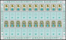 ** 1991 Karácsony Hajtatlan Teljes ív (4.500) - Altri & Non Classificati