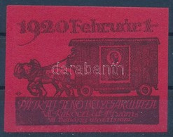 ** 1920/2d Pátkai Bélyegáruház Emlékív (12.000) - Altri & Non Classificati