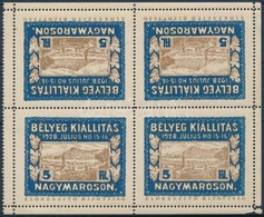 ** 1928/4a Nagymaros Emlékív A Bal Felső Sarok Hibás (20.000) - Altri & Non Classificati