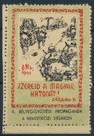 ** 1941/9 Szeresd A Magyar Katonát Emlékív (8.000) (az ívszélek Két Oldalon Hiányoznak) - Altri & Non Classificati