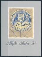 ** 1992 MAFITT Szalon '92 Emlékív Okmánybélyeggel (25.000) / Souvenir Sheet - Altri & Non Classificati