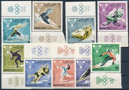 ** 1967 Téli Olimpia, Grenoble Sor ívszéli Felirattal Mi 39-47 - Altri & Non Classificati