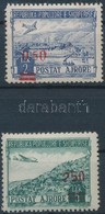 ** 1952 Légiposta Sor Piros Felülnyomással Mi 521-522 - Altri & Non Classificati