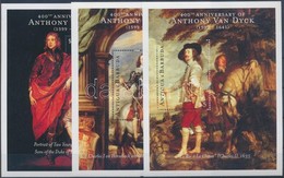 ** 2000 Van Dyck, Festmények 5 Klf Blokk Mi 444-448 - Altri & Non Classificati