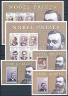 ** 2001 Nobel-díjasok 2 Kisív + 3 Blokk Mi 3604-3615 + 520-522 - Altri & Non Classificati