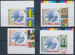 ** 2005 50 éves Az Europa CEPT Bélyeg ívszéli Vágott Sor Mi 620-623 B - Altri & Non Classificati