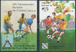 ** 1985 Labdarúgó VB Blokk Mi 68 + 1986 Blokk 69 - Altri & Non Classificati